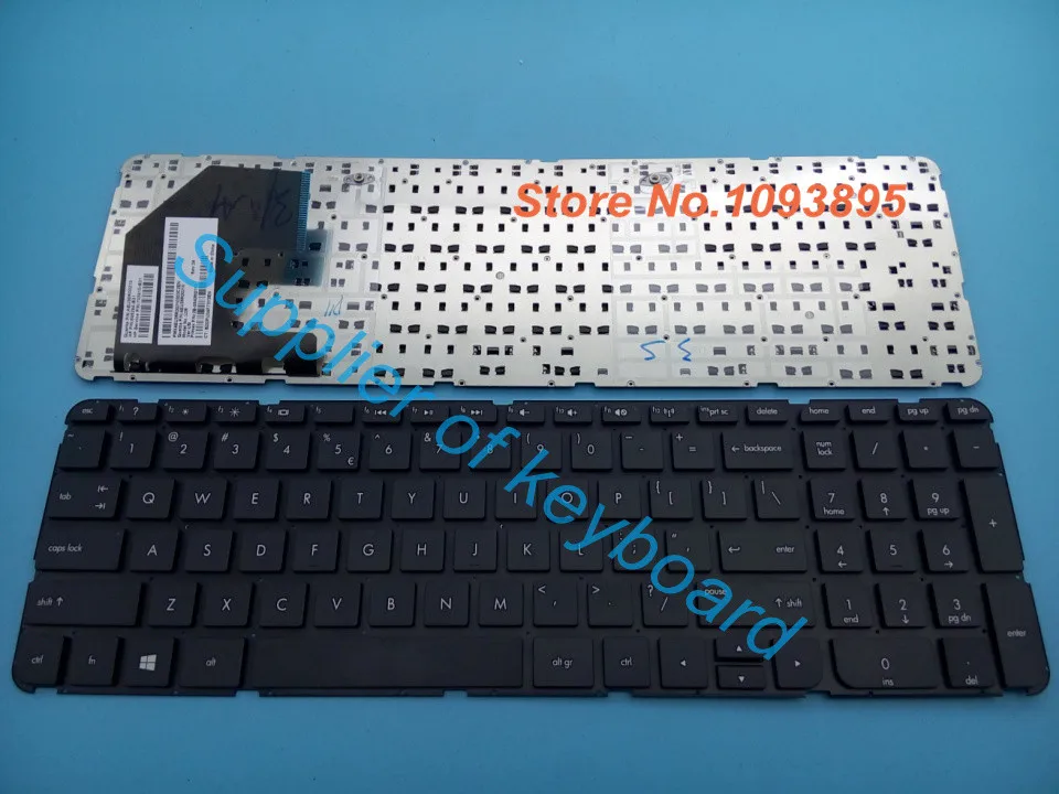 Nuovo Per Hp Pavilion 15-B123Nr 15-B140Us Muslimatexmuslimate Sleekbook Laptop Tastiera Inglese