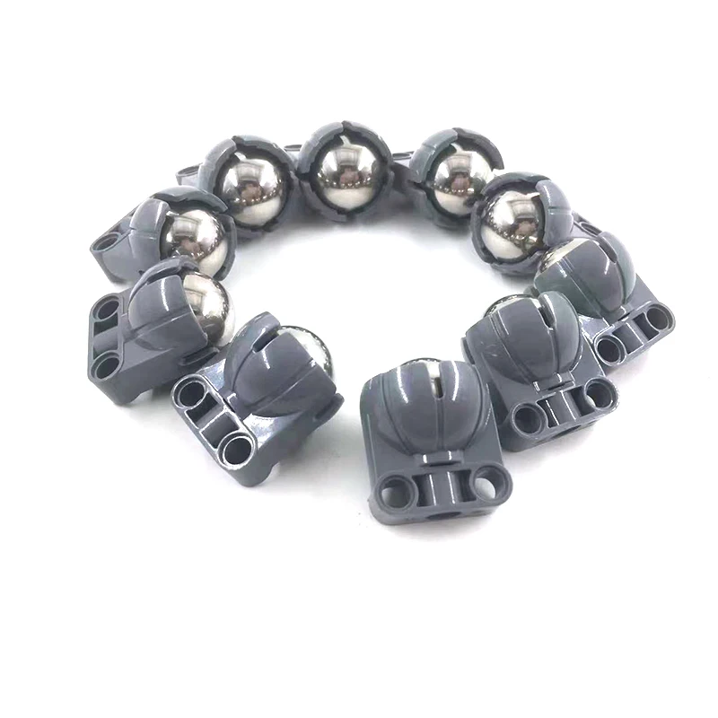 Technical Ev3 Universal Wheel Stainles Steel Ball Moc Bricks Parts Bb607 + 92911 99948 Compatibile Ev5 Accessori Building Blocks