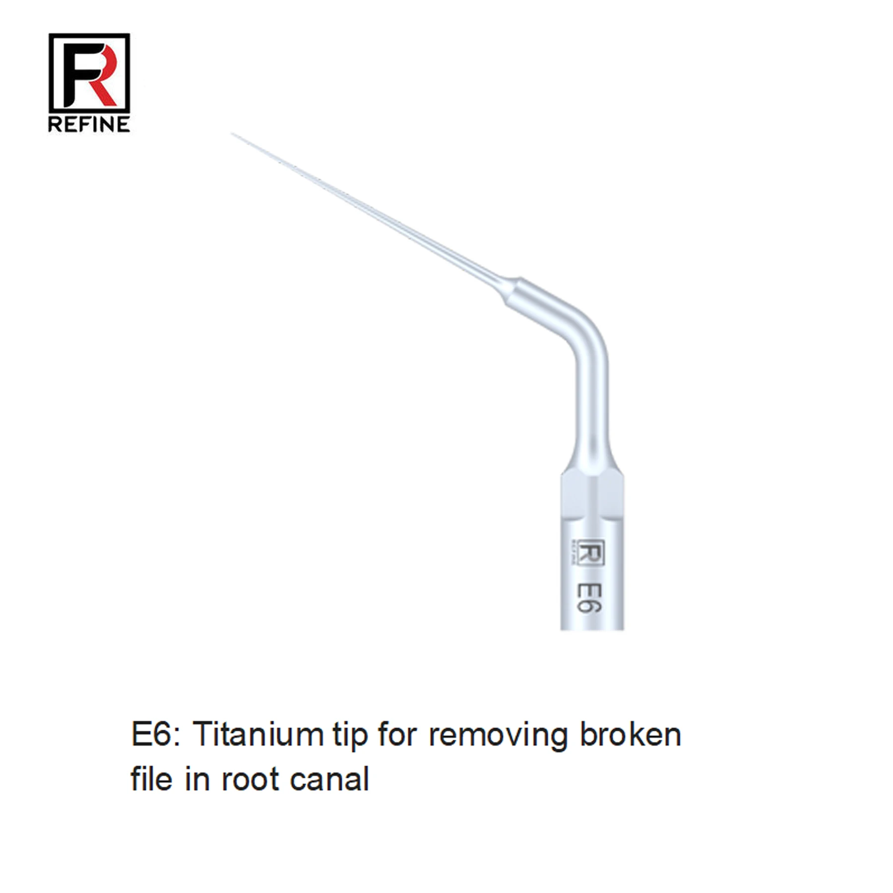 Refine Dental Ultrasonic Scaler Insert Scaling Tips E6 Per Woodpecker Mectron Ems