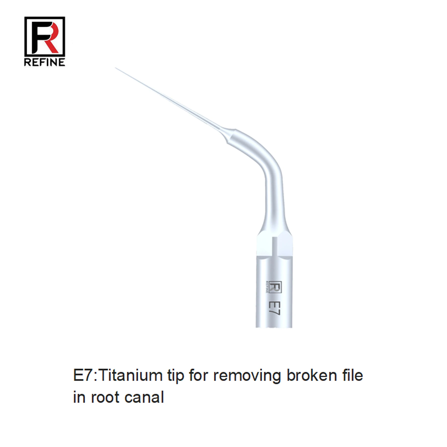 Refine Dental Ultrasonic Scaler Insert Scaling Tips E7 Per Woodpecker Mectron Ems