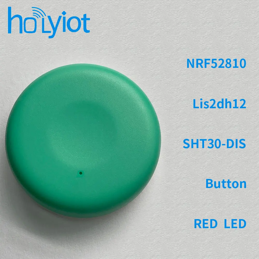Holyiot Nrf52810 Eddystone Ibeacon Tag Accelerometro A 3 Assi Sht30 Temperatura Umidità Ble 5.0 Modulo A Basso Consumo Energetico