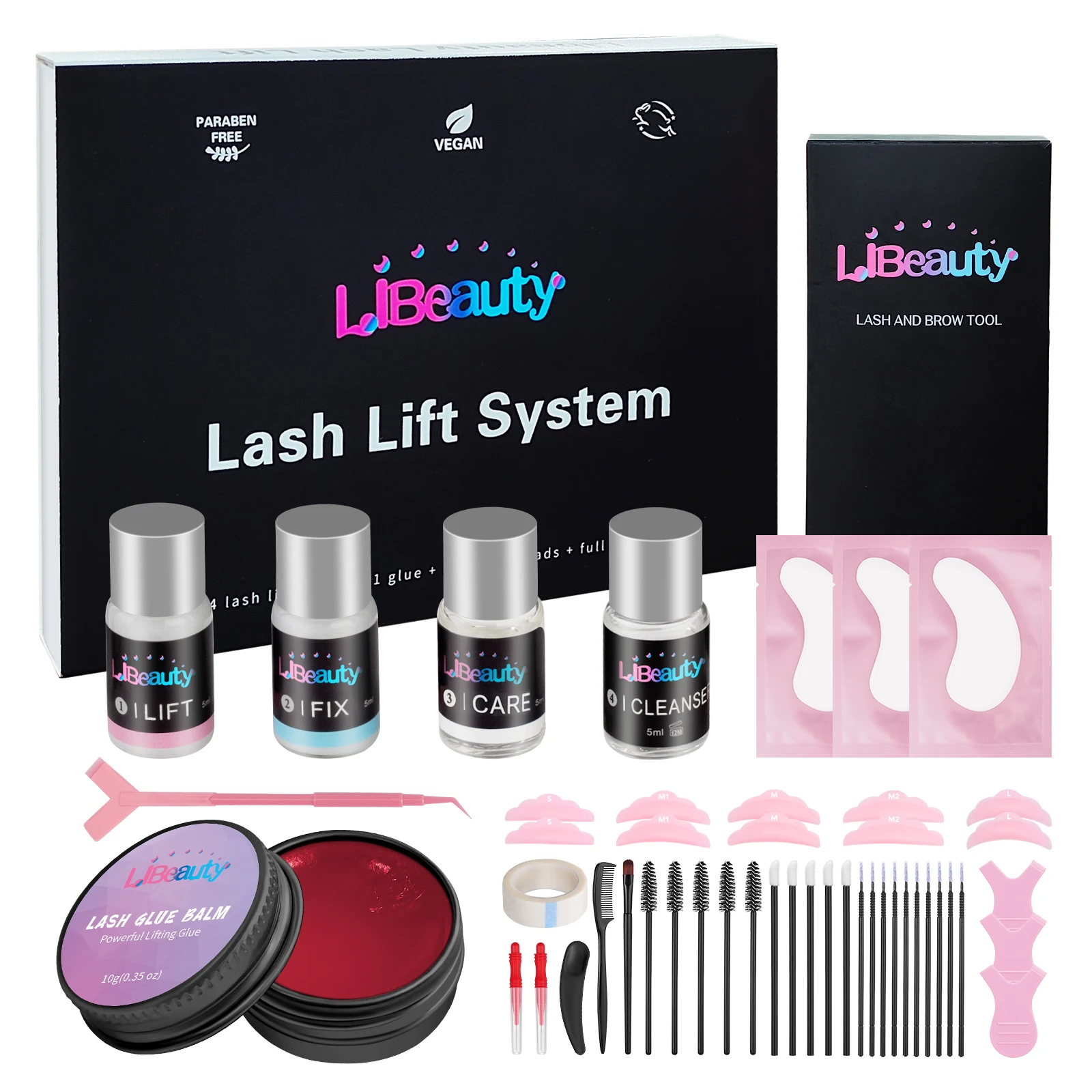 Libeauty Fast Lash Lift Kit Lash Lift Ciglia Lifting Ciglia Enhancer Calia Set Ciglia Permanente Con Strumento Completo Può Fare Il Tuo Logo