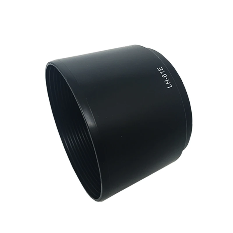 10 Pcslens Cappuccio Per Olympus M. Zuiko Ed 75-300Mm F/4.8-6.7 Lh-61E Nero