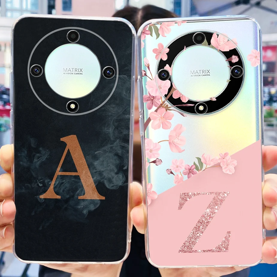 Per Honor Magic 6 Lite Case Honor X9B Case 2023 New Letters Cover Custodia Morbida In Silicone Per Honor Magic6 Lite Honorx9B Fundas