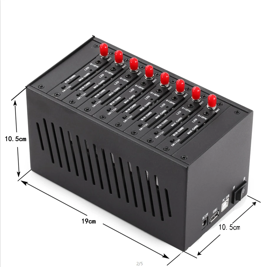 Fimt A Basso Costo 8 Porte Usb Gsm Modem Fax
