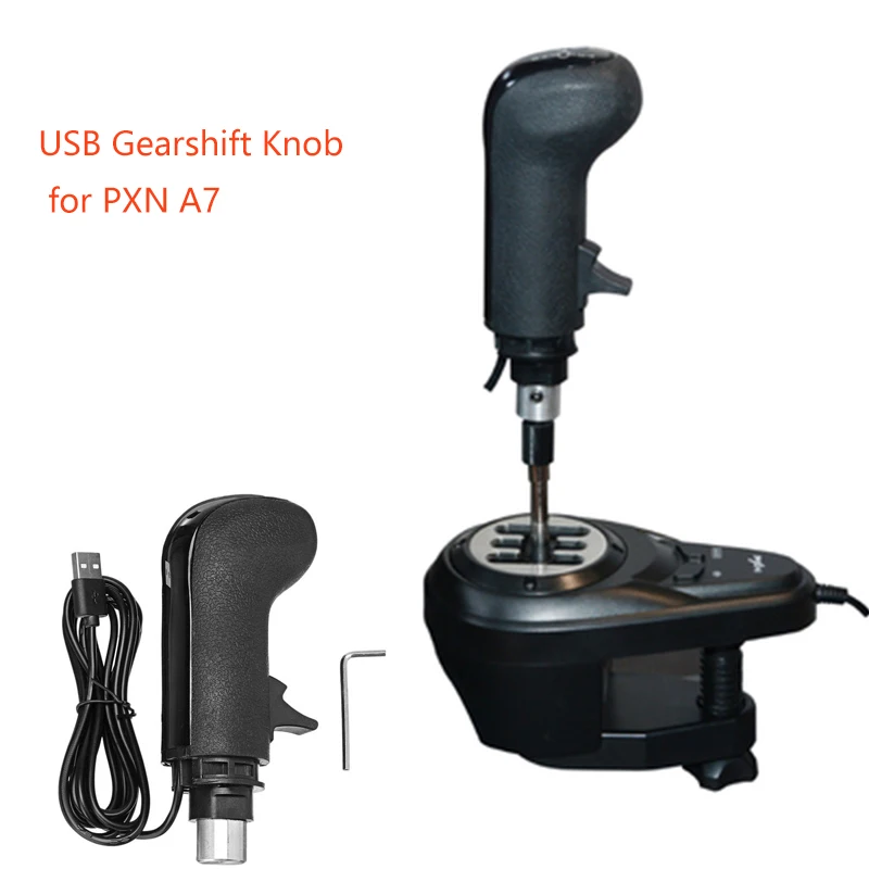 Pc Usb High Low Gear Simulator Shifter Knob For Pxn A7 Usb Gearshift Knob For Ats Ets2