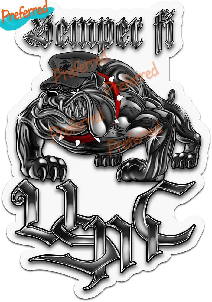 Decalcomania Adesiva Per Auto Da Collezione Marine Corps Condividi Il Tuo Supporto Con Il Nostro Vinile Semri Fi Dog Marine Corps Stickers Per Yo