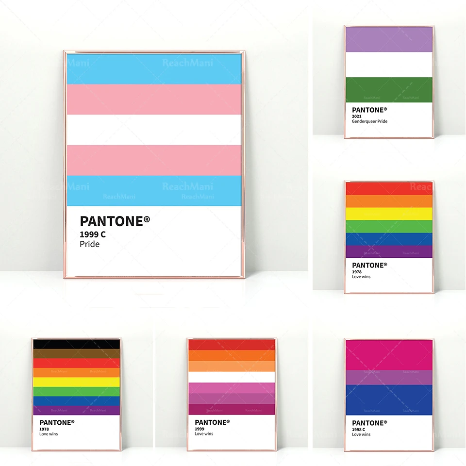 Permanente Mms Pantone, Permanente, Mms, Di Arte Murale Orgoglio | Pinkoi, Compagno Di Arte, Impressione Pantone-Esempi Istante