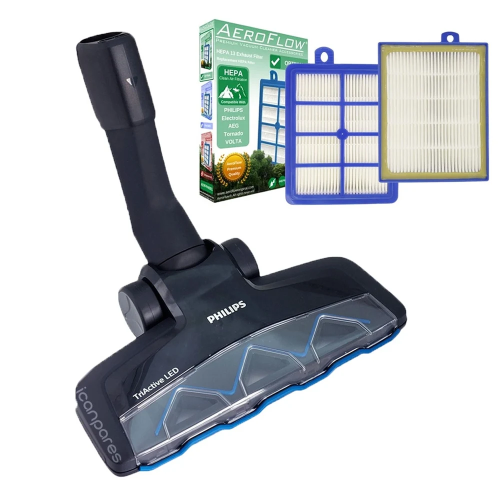 Compatibile Per Philips Fc 9932 Power 9934 Xb 9185 Marathon Ultimate Cleaner Led Testa Assorbente E Filtro