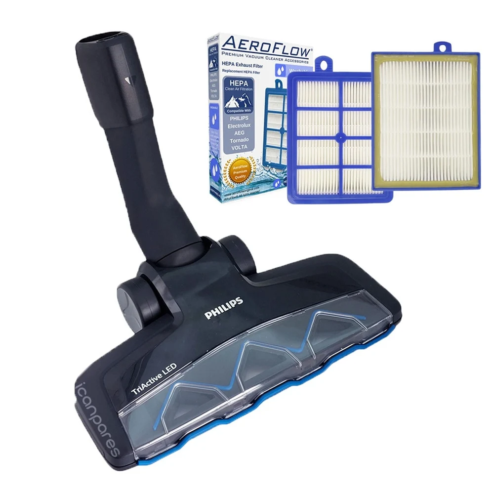 Compatibile Per Philips Fc 9932 Power 9934 Xb 9185 Marathon Ultimate Cleaner Led Testa Assorbente E Filtro