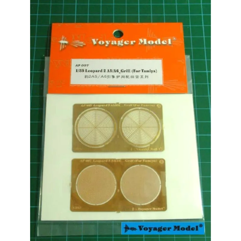 Voyager Modello Ap007 Scala 1/35 Leopard 2 A5/A6 _ Grill (Per Tamiya)