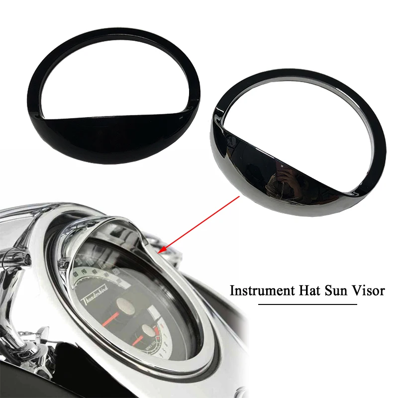 Misura Per Thunderbird 1600 / Thunderbird Storm Moto Chrome Instrument Hat Parasole Meter Cover Guard