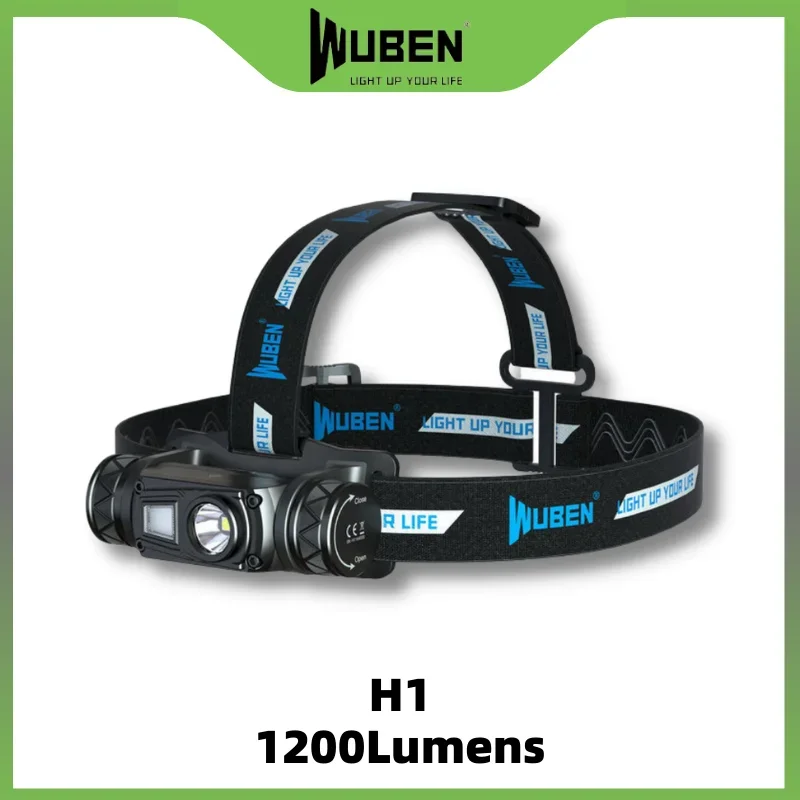 Il Faro Leggero Wuben H1 Da 1200Lumen A Mani Libere E Ricaricabile Include La Batteria
