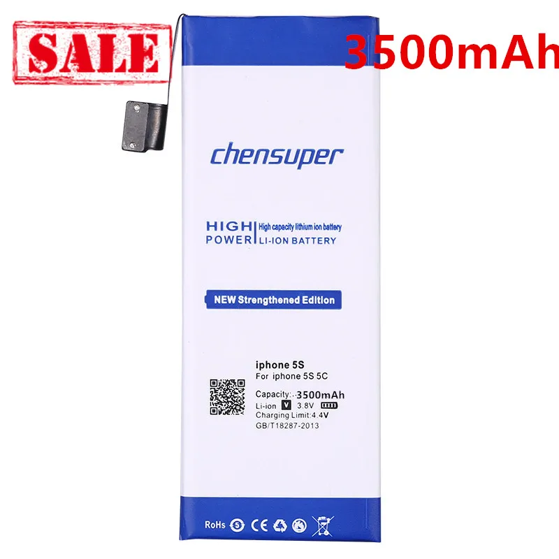 Chensuper 3300 Mah Batteria Del Telefono Mobile Per Iphone 5 5S Iphone 5 S Iphone 5 C Iphone 5C +