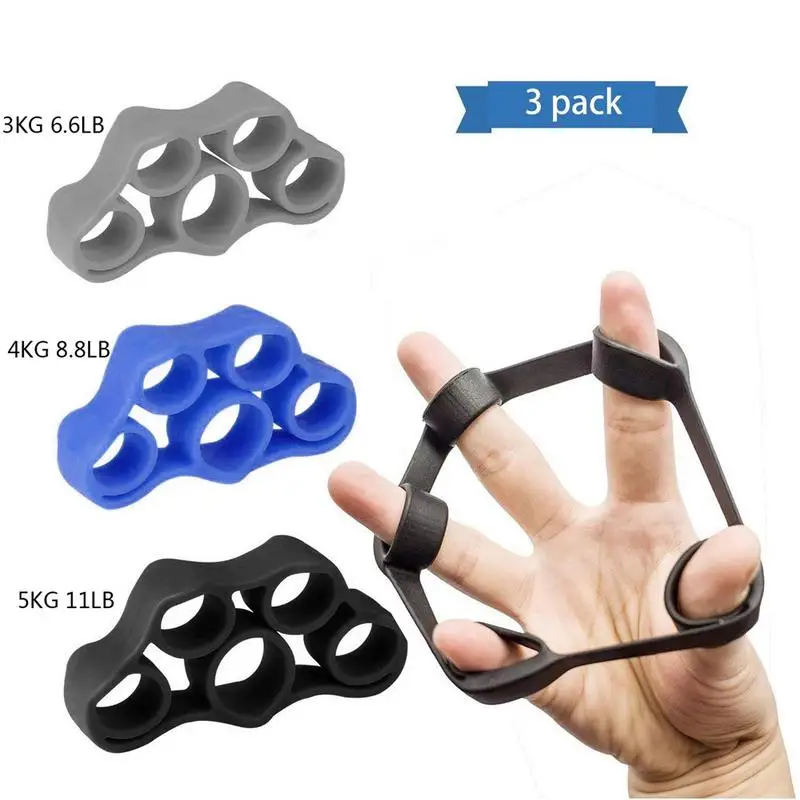 3Pcs Grip Hand Finger Expander Esercizio Grip Strength Trainer Finger Hand Rinforzante Per Il Recupero Delle Lesioni E Il Costruttore Muscolare