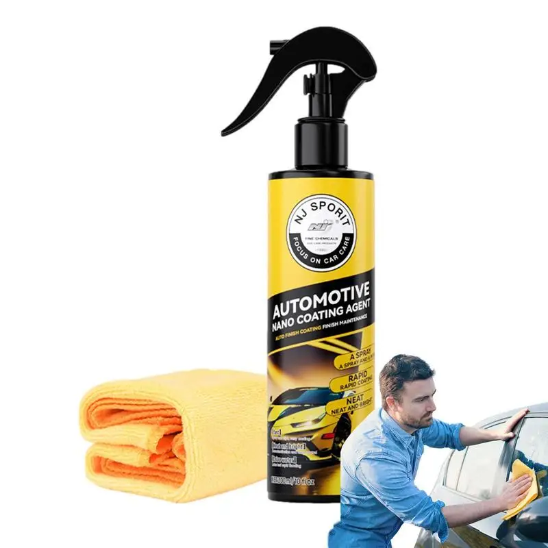 300Ml Quick Uv Protection Nano Car Cleaning Scratch Removal Spray Repair Nano Spray Car Scratch Repairing Polish Spray Wax