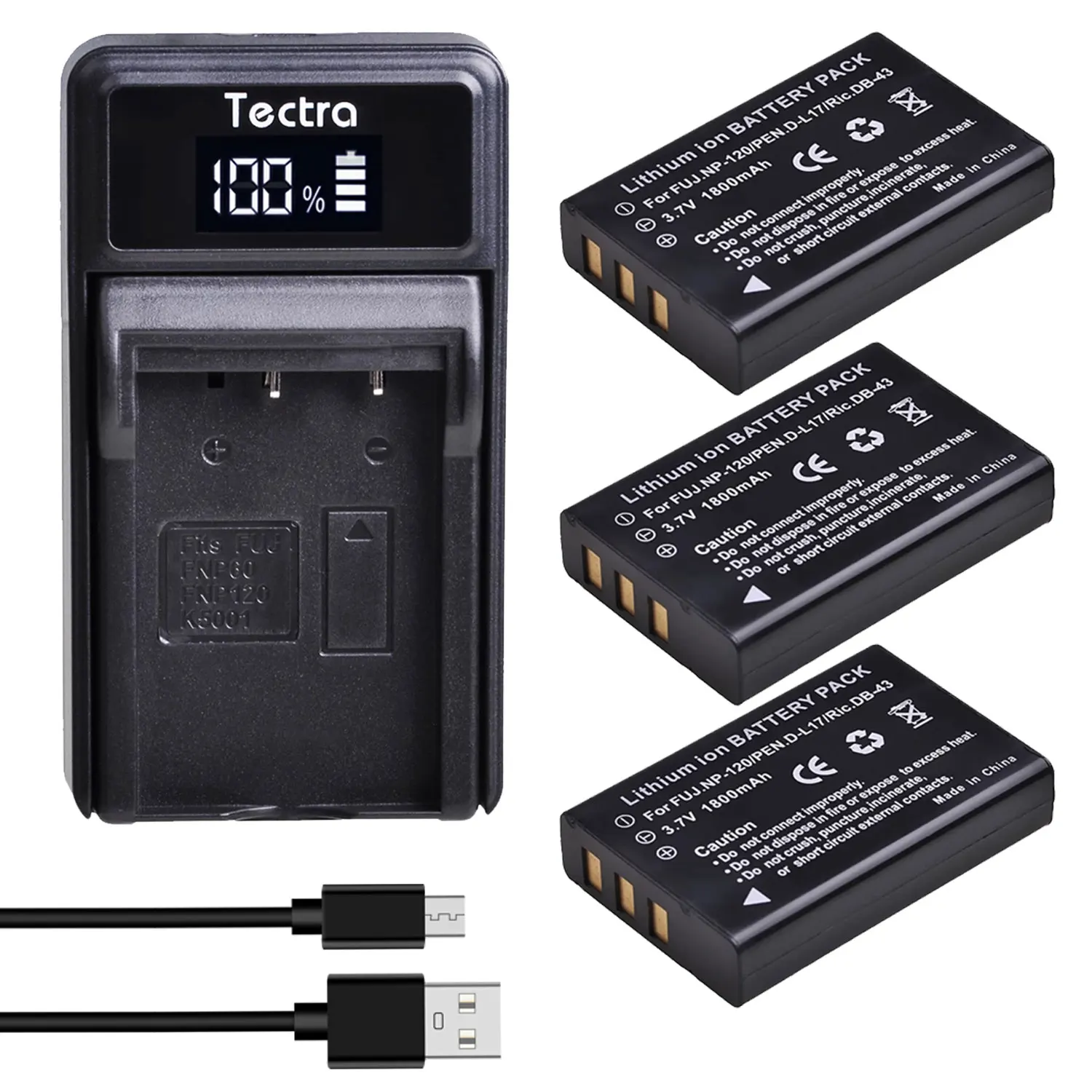 Batteria Np-120 Per Fuji Fujifilm F10 F11 M603 Zoom Pentax Mx4 Mx550 Ricoh Gx8 300G 500G Bp-1500 Ricoh Db-43 Per Kyocera Bp-1500