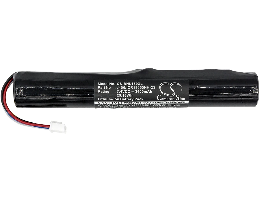 Batteria Cs 3400Mah Per Bang & Olufsen J406/Icr18650Nh-2S Beolit 15 Beolit 17 Beoplay A2 Beoplay A2 Active