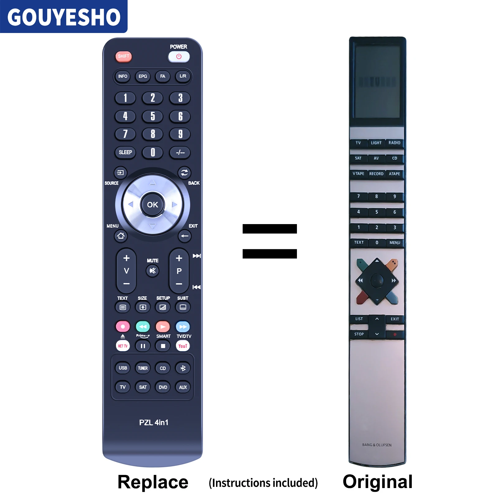 Nuovo Telecomando Sostitutivo Per Bang & Olufsen 8500 Beo 4 Beovision 6-7-8-9