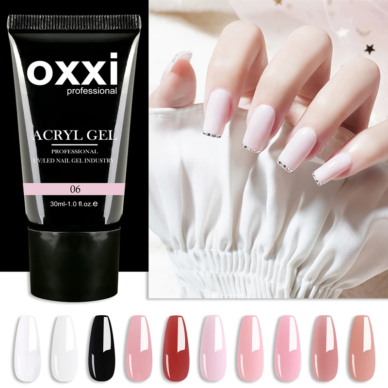 Oxxi Gel Acrilico Per Estensione Delle Unghie 30Ml Gel Uv Per Unghie In Polietilene Più Spesso Gel Semipermanente In Acrilico Smalto Per Unghie Manicu