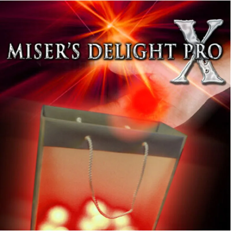 Misers Delight Pro X Di Mark Mason (Luce Rossa/Blu Disponibile), Trucchi Magici, Accessori, Commedia, Illusions, Palcoscenico, Mentalismo