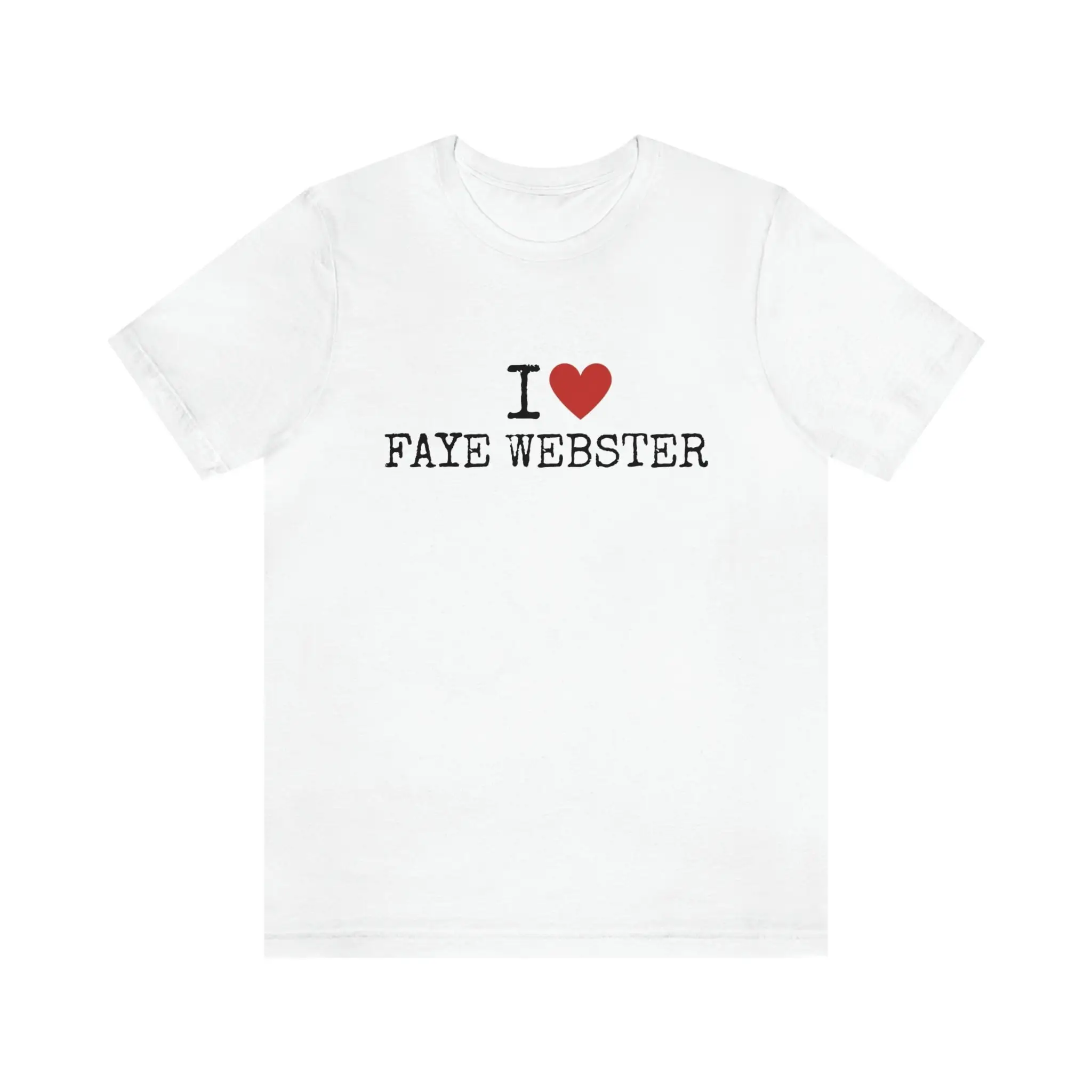 Faye Webster I Love Faye Calzino T Shirt Faye Webster Artist