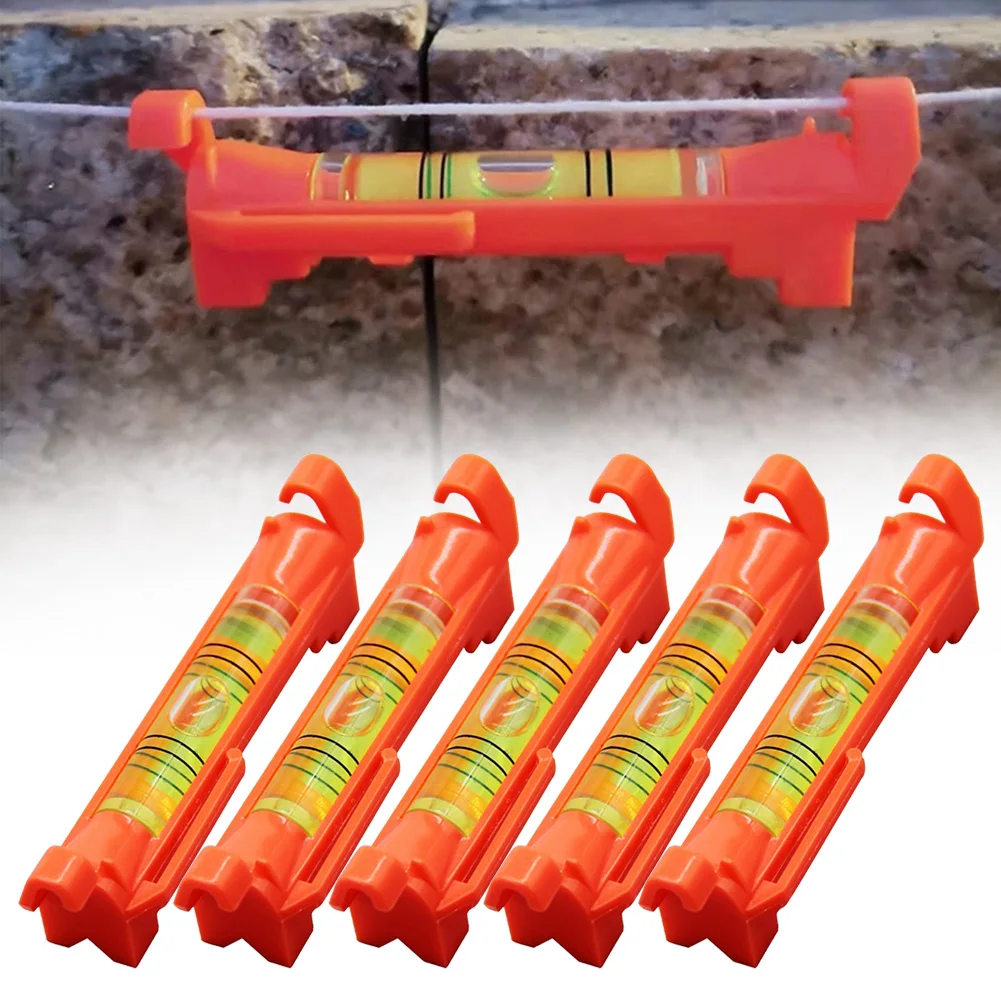 2/5Pcs Line Hanging Bubble Level Gradienter Per La Costruzione Di Edifici String Level Mini Orizzontale Bubble Spirit Levels Tools
