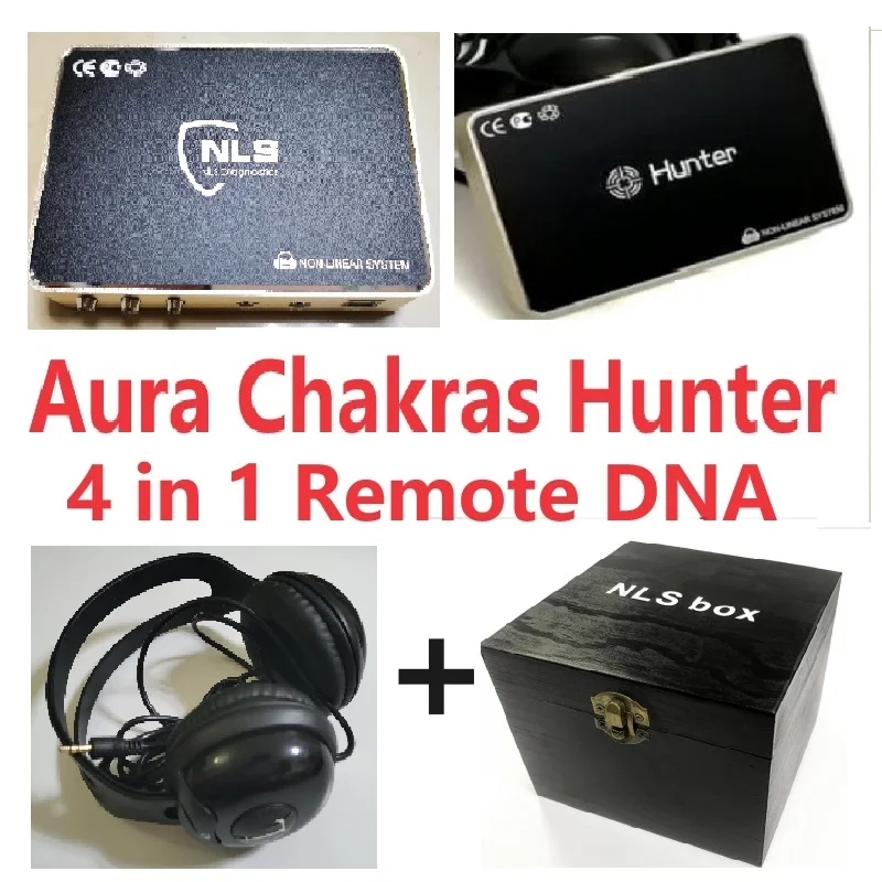 4 In 1 Remote Dna Meta Hunter 4025 E 18D Nls Aura Chakra Sistema Metatron Non Lineare Analizzatore Del Corpo Sanitario Di Spooky Black Box