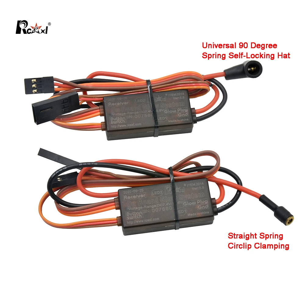 Rcexl Ver2.1 Universal On Board Glow System Accensione Motore Metanolo Con Indicatore Led Per Os Ys Saito Hsp Rc Car Airplane
