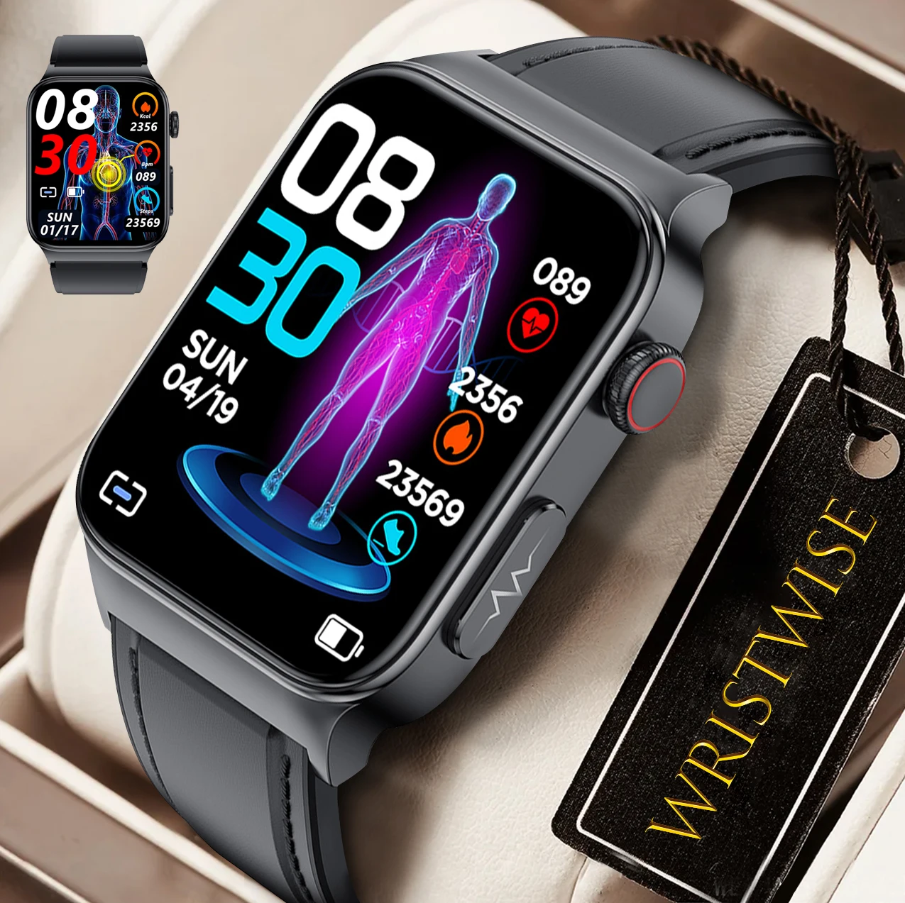 2023 Health Smart Watch Per Donna Uomo Fitness Tracker Frequenza Cardiaca Sleep Tracker Smartwatch Impermeabile Compatibile Android Iphone