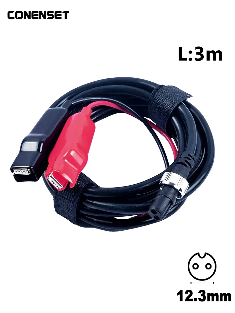 Cavo Di Alimentazione Da 9,8 Piedi 300Cm Per Miya Cz-30 20 15 10Sp Us-9S Cac-5Sc Ac-3Jpc At-5S Comando Epoch Mulinelli Da Pesca Elettrici Cavo Di Alim