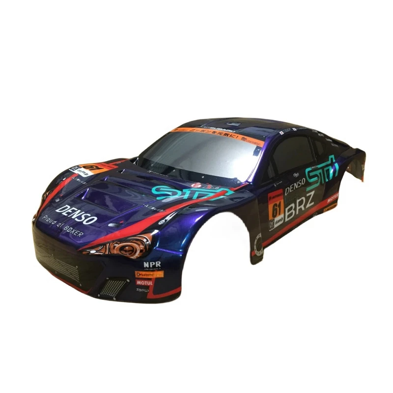 1/10 Brz Rc Rally Body Shell, 190Mm X 257Mm Drift Chassis Tamiya Tt01 Tt02