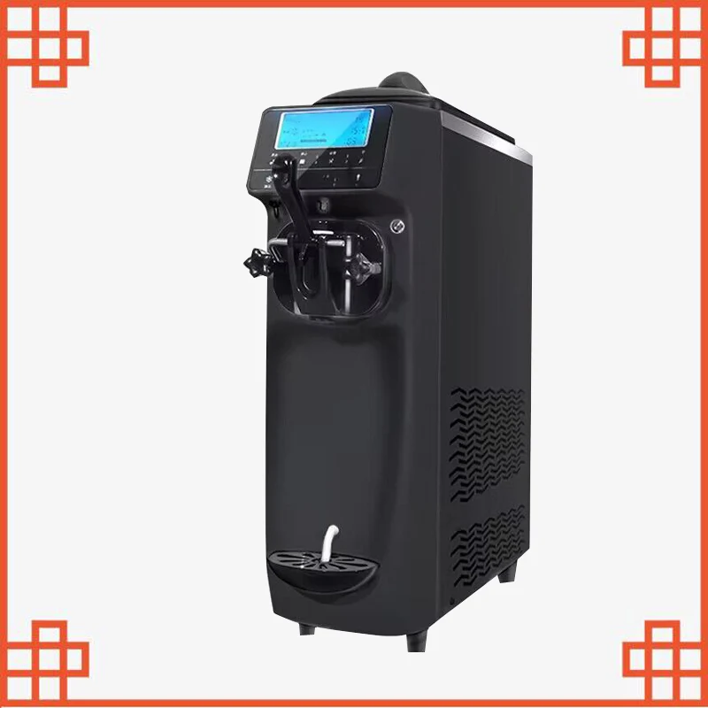 Desktop Mini One Flavor Soft Ice Cream Machine Intelligent Touch Screen Ice Cream Machine Frozen Yogurt Machine