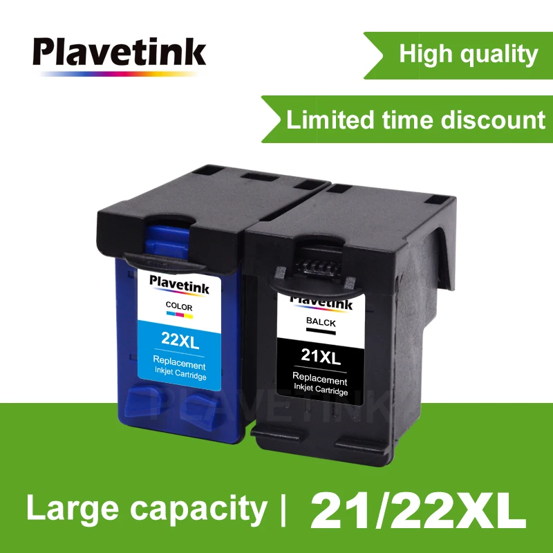 Sostituzione Cartuccia D'Inchiostro Plavetink Per Hp Deskjet F300 F380 Per Cartucce Di Ricarica Hp 21 22 Xl F2180 F2200 F2280 F4180 380