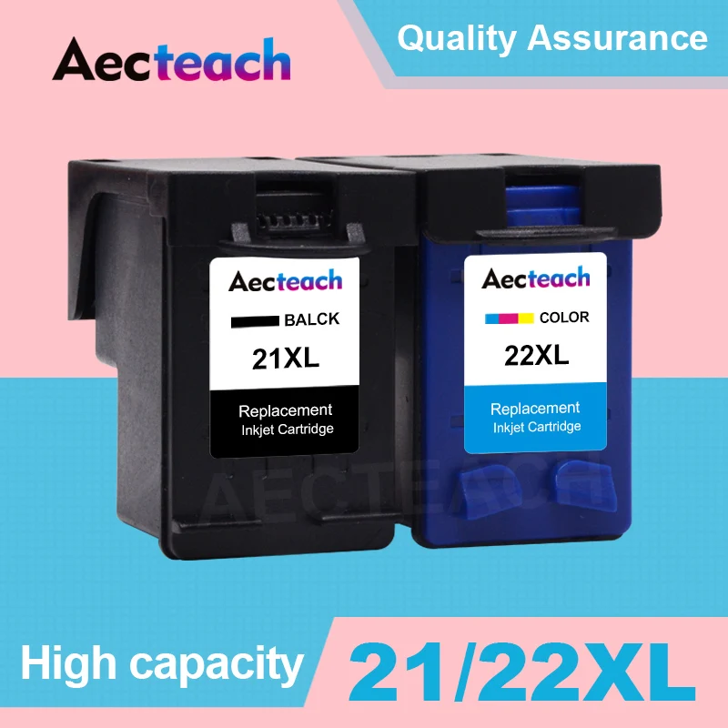 Rigenerato Per Cartucce D'Inchiostro Hp 21 22 Hp 21 Xl 22 Xl Per Stampante Hp Deskjet F2180 F2200 F2280 F4180 F300 F380 380 D2300