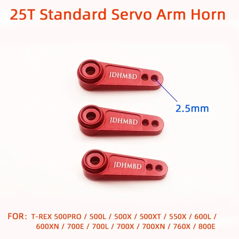 Jdhmbd Align T-Rex 25T Standard Servo Arm Horn Fit Kst/Gdw/Deko 500 500L/X 550X 600L 600Xn 700E/L 700X 760X 800E Elicottero