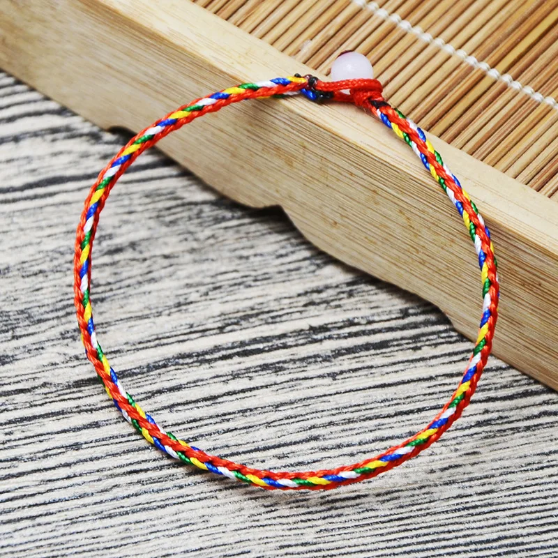 Coppia Natal Year A Bead Red Rope Bracciale Dragon Boat Festival Colorful Rope Gift Giveaway Jewelry Bracciali Etnici