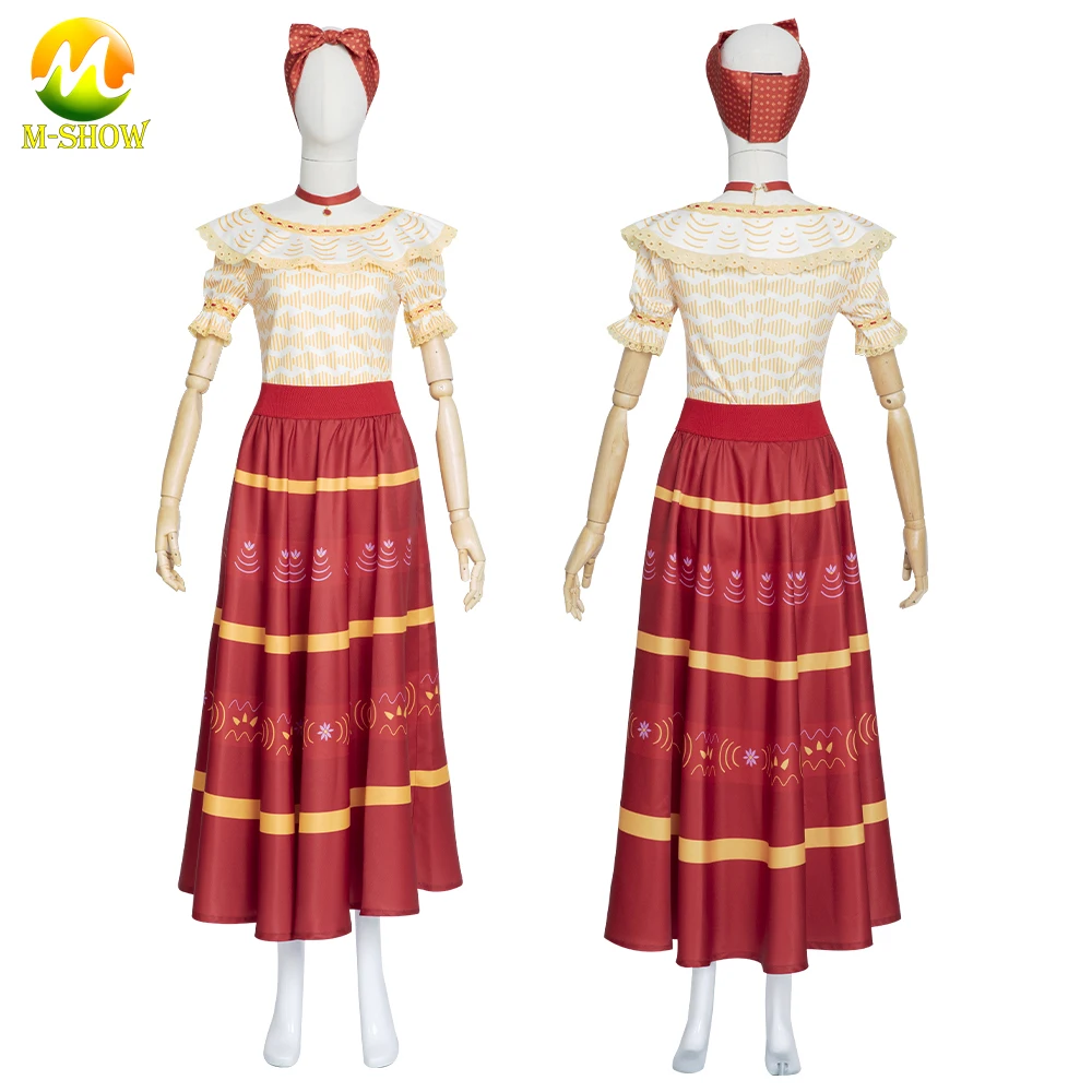 Anime Encanto Dolores Madrigal Costume Cosplay Dolores Abiti Cosplay Per Donne Adulte Festa Di Carnevale Di Halloween Di Qualsiasi Dimensione