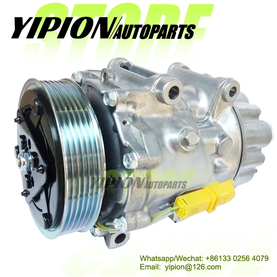 Per Peugeot 308 Compressore Ac Per Peugeot 307 308 208 Citroen C4 1356F 9671334080 9659875980 9651911180 9671334080 1350F Sd6C12