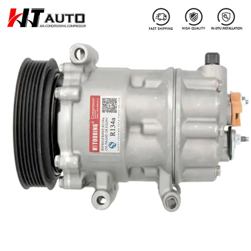 Per Peugeot 308 Ac Compressore Per Peugeot 307 308 208 Citroen C4 1356F 9659875980 9671334080 9651911180 9671334080 1350F Sd6C12