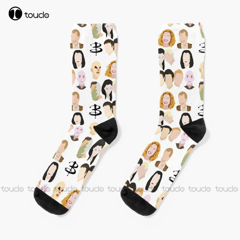 Buffy Bad Set Buffy Buffy Buffy The Vampire Slayer Socks Girls Crew Socks Regalo Di Natale Comodo Best Girls Sports Funny Gift