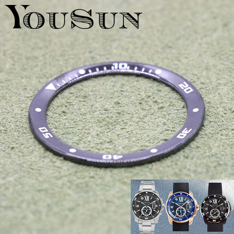 Per Cartier Caliber Series Orologio Meccanico Da Uomo In Ceramica Indicatore Di Scala Anello Accessori Per Orologi
