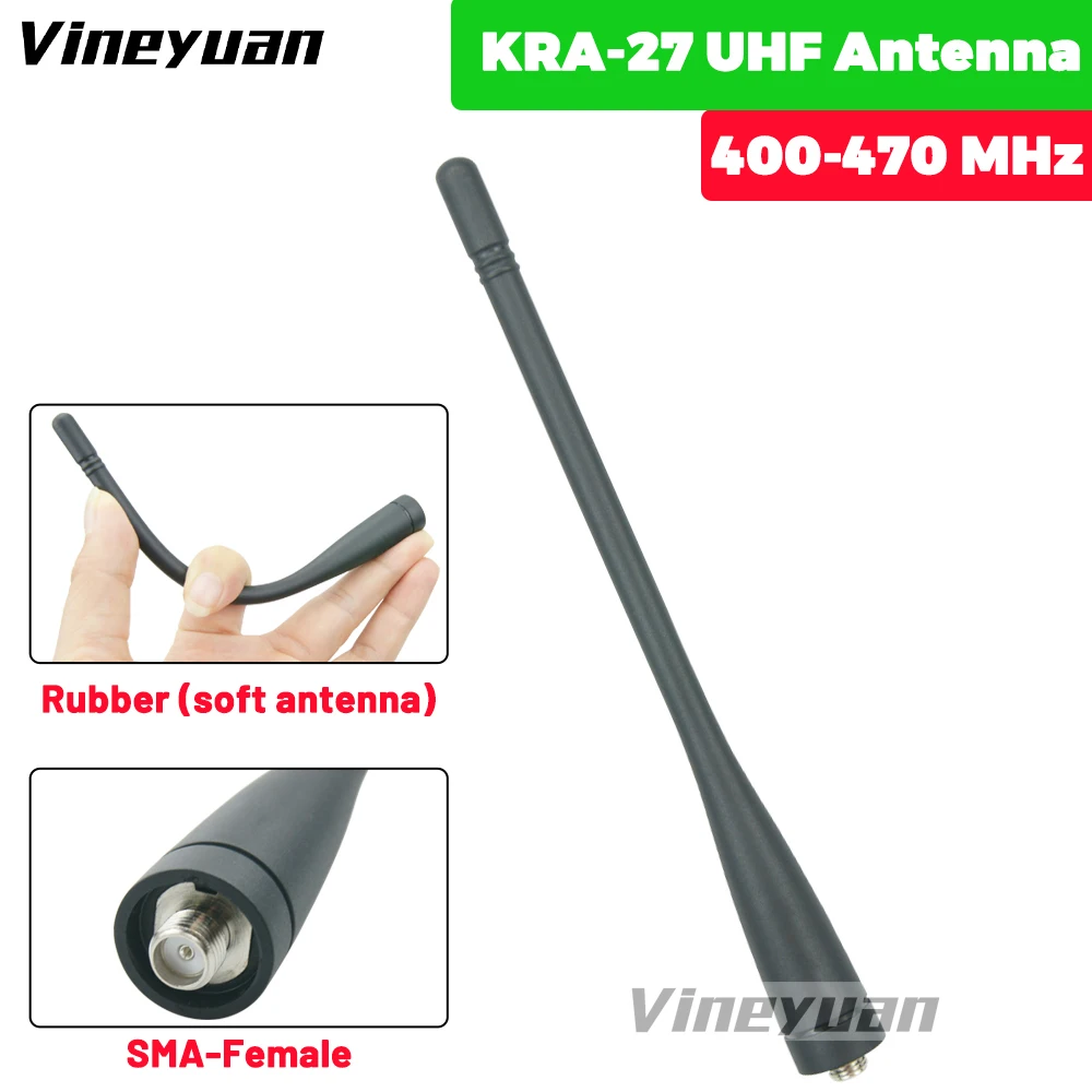 Kra-27 5.8 Pollici Uhf 400-470Mhz Antenna Per Kenwood Tk360 Tk370 Tk380 Tk390 Tk-3100 Tk-3107 Tk 3118 Tk-3140 Tk-3160 Tk 3200