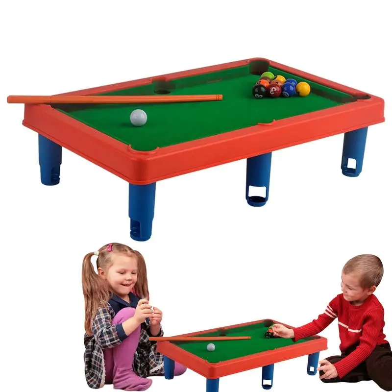 Mini Tavolo Da Biliardo Da Tavolo Biliardo Da Tavolo Gioco Da Biliardo Con 2 Bastoncini E Palline Gioco Interattivo Genitore-Figlio Gioco Antistress