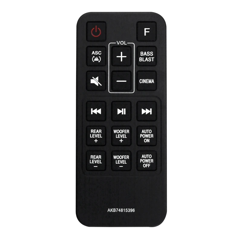 Akb74815396 Sostituisci Il Telecomando Per Lg Sound Bar Sj4R Sj4Y Sj4Y-S Telecomando Durevole Facile Da Installare