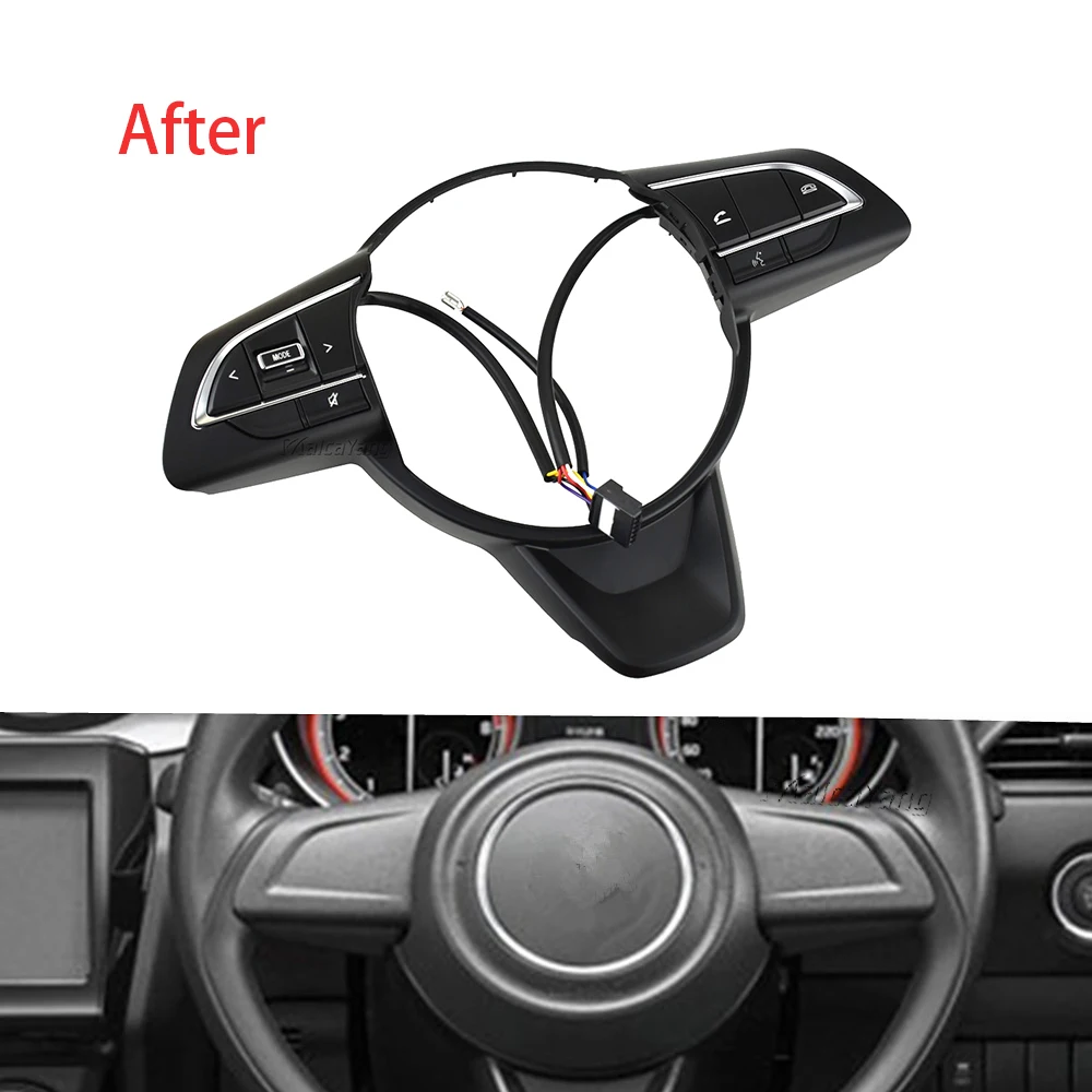 Per Suzuki Swift / Swift Sport 2017 2018 Interruttore Di Controllo Pulsante Volante Multifunzione Car-Styling