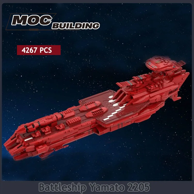 Space Battleship Yamato 2205 Moc Building Blocks Imperial Spaceship Technology Bricks Science Collection Toys Regali Di Natale