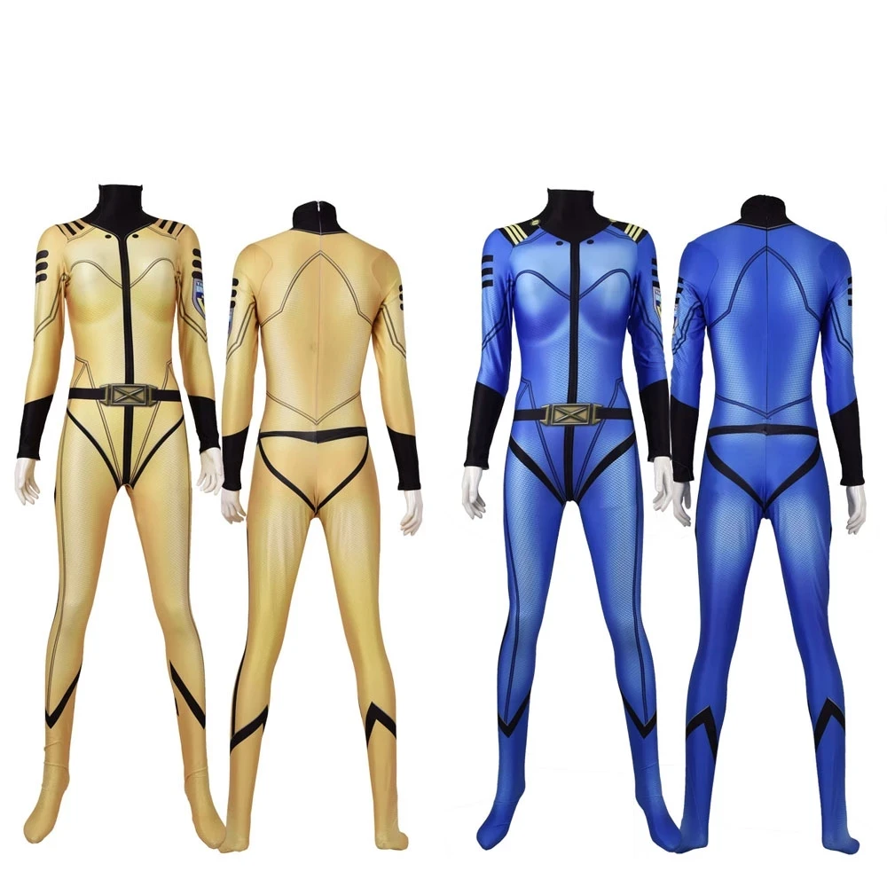New Space Battleship Yamato 2199 Mori Snow Costumi Cosplay Donna Supereroe Zentai Suit Halloween Body Adulti Bambini