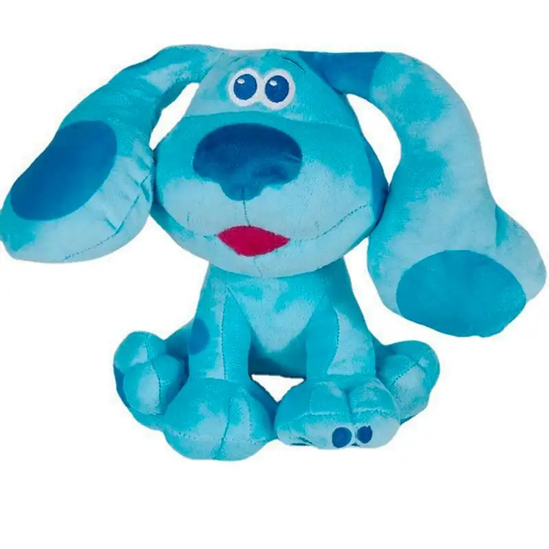 20Cm Blue Tights Dog Anime Animali Di Peluche Kawaii Blue Maculato Dog Toys Doll Boys Girls Soft Toys Regalo Di Compleanno Giocattoli Popolari 2024