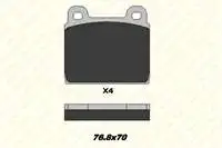 B200111504 Pastiglia Freno Interna Per Alfa Romeo Spider 115
